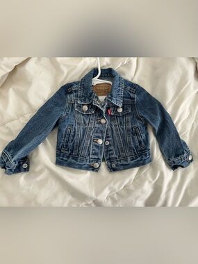 Levi's Kids Dark Blue Denim Jacket